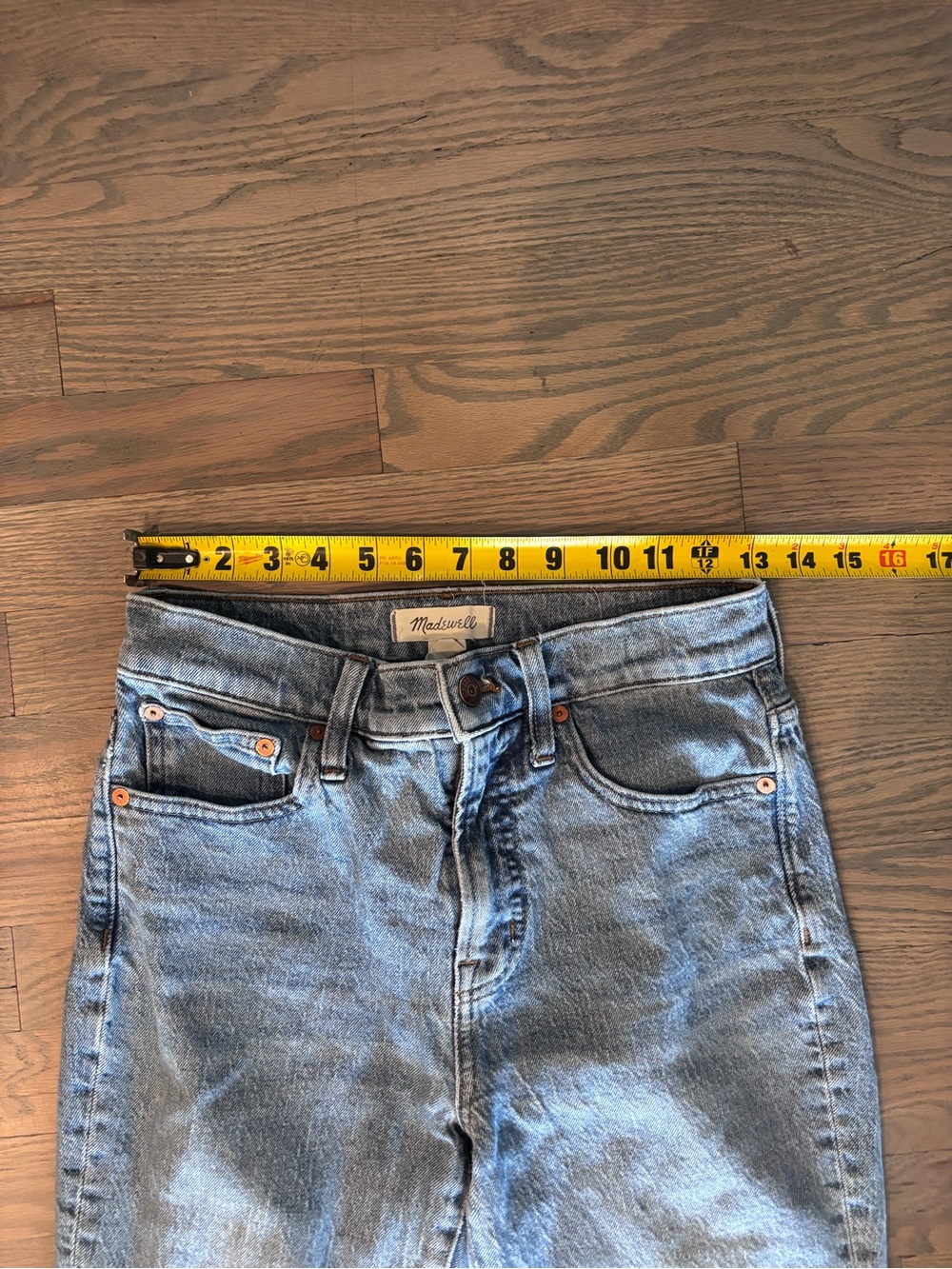Madewell Perfect Vintage Crop Jean Light Blue Wash 26p - Picture 8 of 8